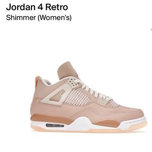NWT rare women’s Jordan retro four in size US women 7